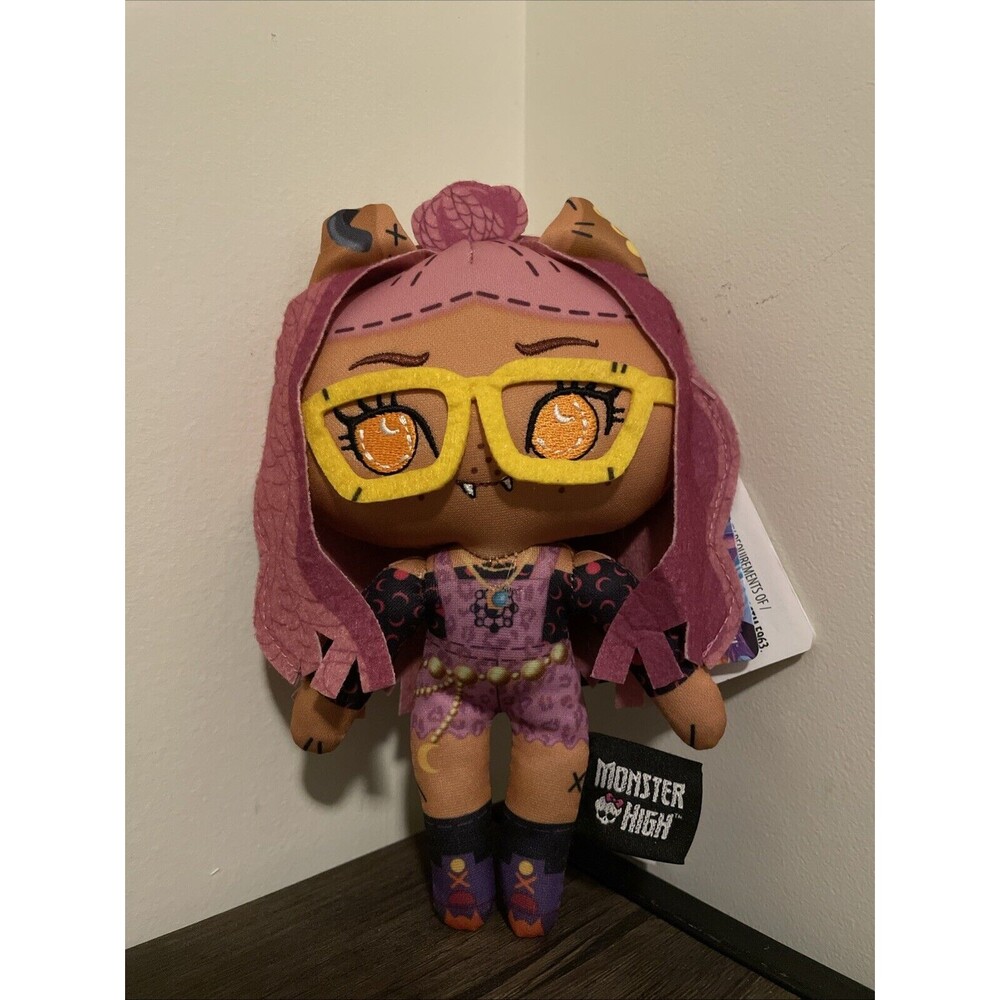 Mattel Monster High Stitchlings Clawdeen Wolf Talking Plush 7.5-Inch Stuffy 2022